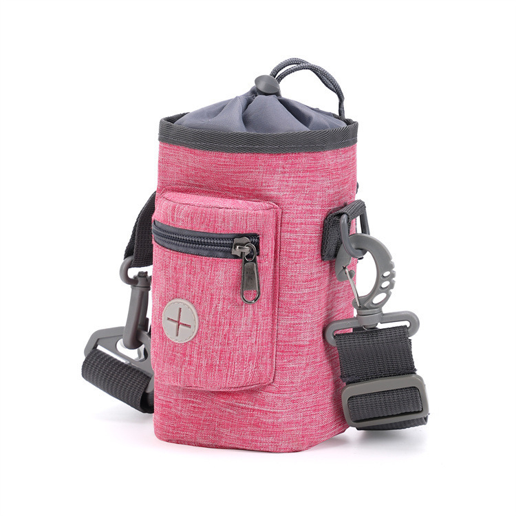 Geantă de antrenament pentru câini, design portabil cu curea la talie și spațiu pentru gustări (Material: pânză Oxford; Capacitate: 1,3 L; Duritate: Medie spre moale)