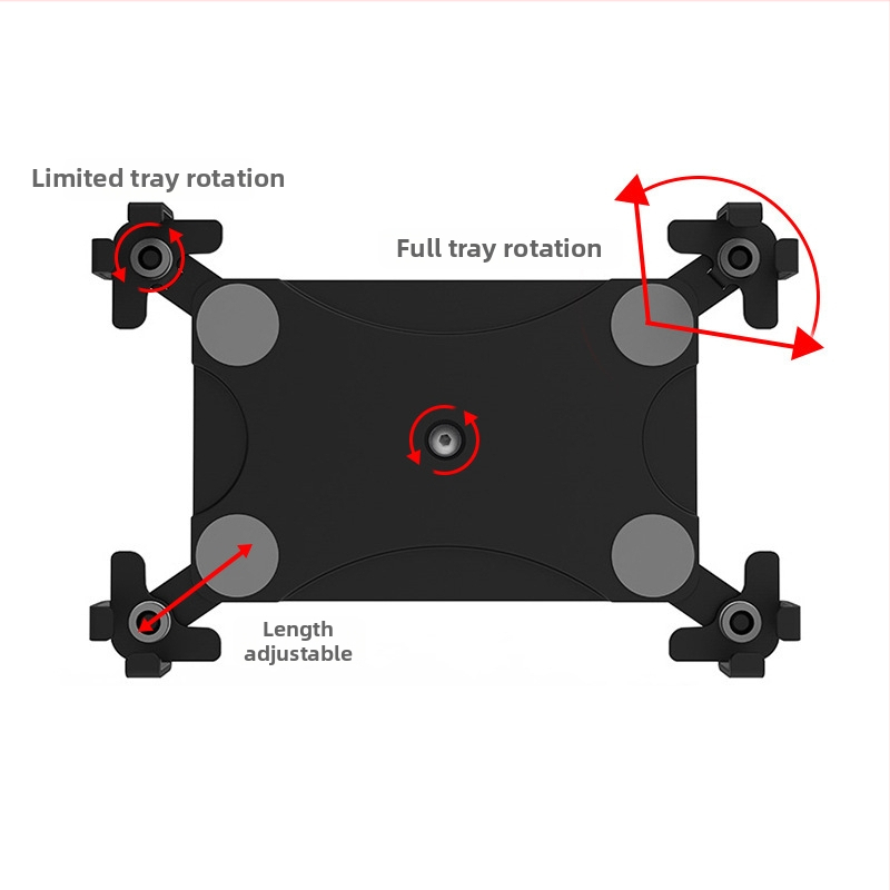 Držiak na tablet D0005 – na stenu alebo na stôl, flexibilný s viacnásobnými uhlami, hmotnosť 0,6 kg