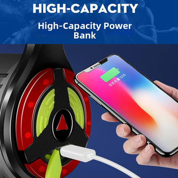 Proiector LED portabil pentru exterior, putere înaltă, reîncărcabil, corp din aliaj de aluminiu, rază peste 500 m, marca Warsun