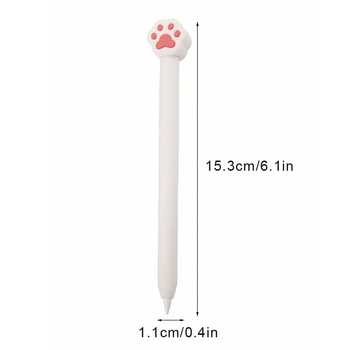 Apple Pencil apsauginis dėklas 2-os kartos - minkštas silikonas, galiuko dangtelis su karikatūros motyvu, pritaikyti piešiniai, skirtas iPad 2