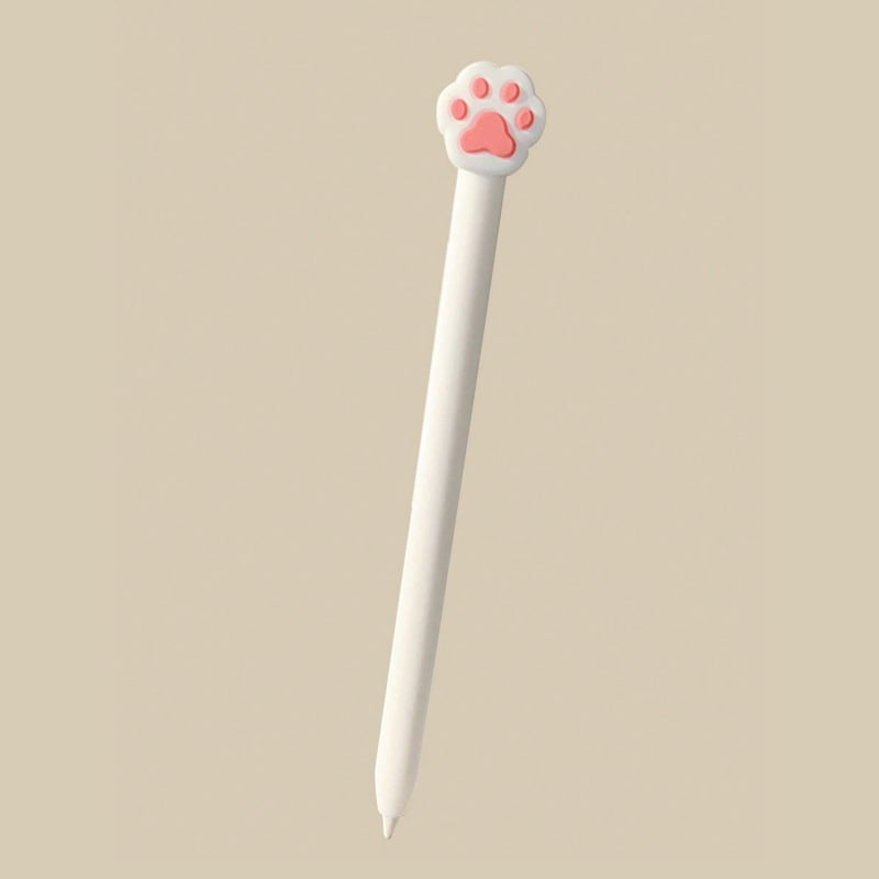 Apple Pencil apsauginis dėklas 2-os kartos - minkštas silikonas, galiuko dangtelis su karikatūros motyvu, pritaikyti piešiniai, skirtas iPad 2