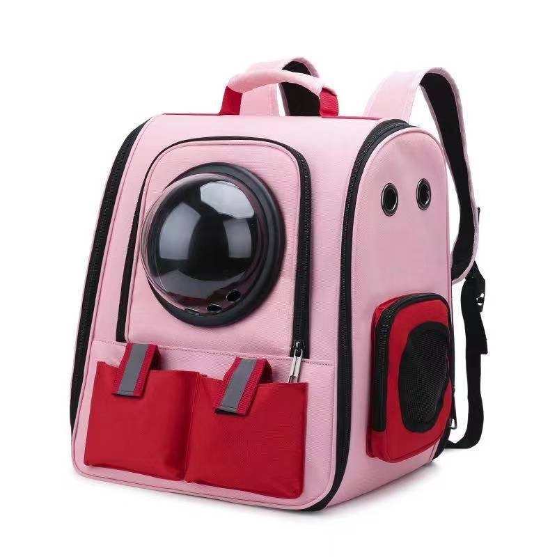 PVC-anyagú kisállat táska, űr-kapszula design, légáteresztő merev héj, macskák és kutyák számára, 35L kapacitás