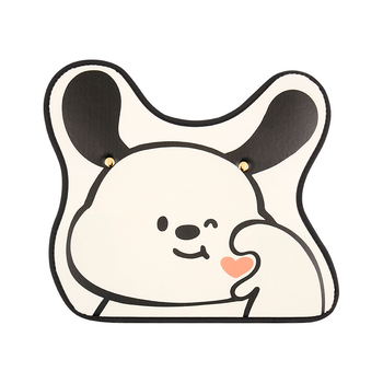 Универсален протектор за задната седалка на автомобил с карикатурен дизайн — подходящ за всички сезони, PU материал, пълнител от пяна