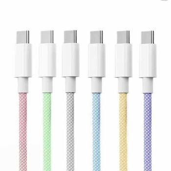 iPhone 15 USB-C kabel za brzo punjenje, 1–2 m, pleteni dizajn, USB-C priključak, 60W