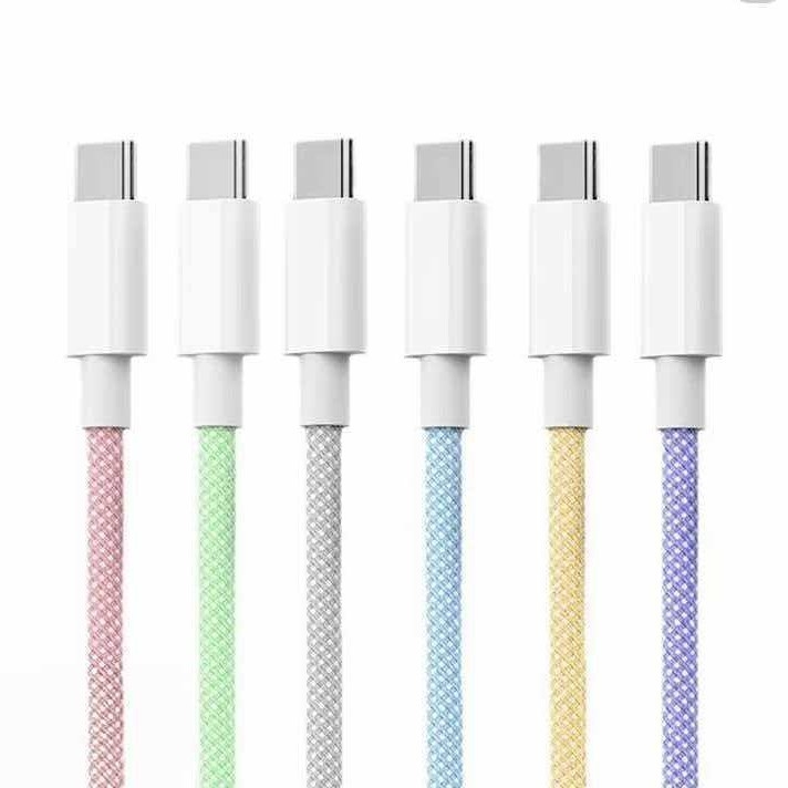 iPhone 15 USB-C kabel za brzo punjenje, 1–2 m, pleteni dizajn, USB-C priključak, 60W