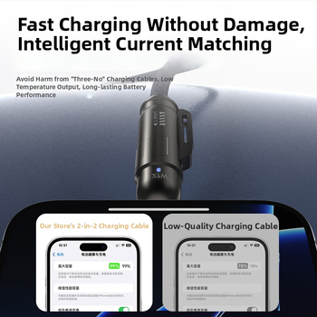 4-u-1 kabel za brzo punjenje i prijenos podataka - PD 240W, Lightning i USB-C, kompatibilan s Apple 16/17, Huawei, Android tabletima i prijenosnim računalima