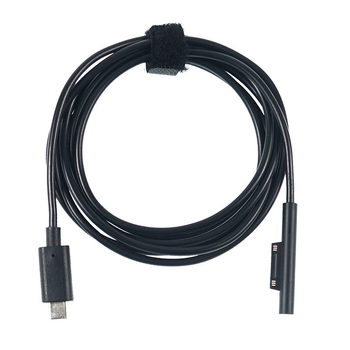 Cablu de încărcare USB-C PD pentru Microsoft Surface Pro 5/6/Book/Go — Interfață Type-C, Încărcare Rapidă, Cu un singur cap, PVC