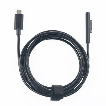 Cablu de încărcare USB-C PD pentru Microsoft Surface Pro 5/6/Book/Go — Interfață Type-C, Încărcare Rapidă, Cu un singur cap, PVC
