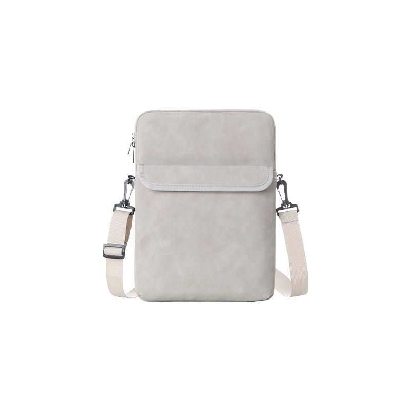 Geantă crossbody pentru tabletă, capacitate mare, protecție la șocuri și impermeabilă; Material PU; Dimensiune ecran: 13 inch; Captușeală: poliester.