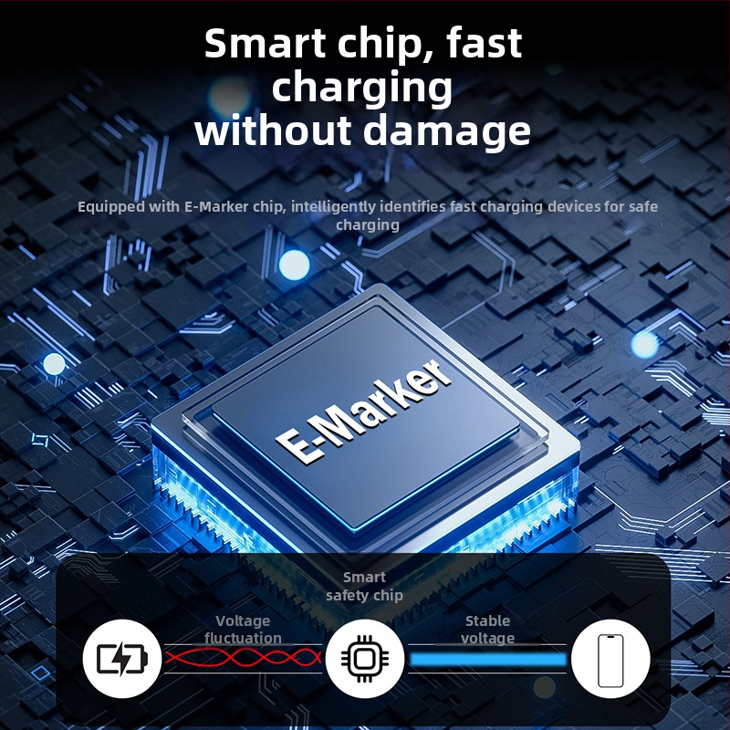 Cablu de date Type-C împletit, încărcare rapidă, 240W PD, conectare unică