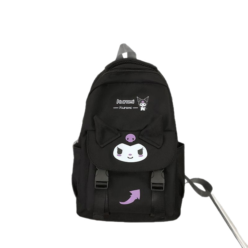 Σχολική τσάντα Sanrio σε ιαπωνικό στυλ, απλή, με μεγάλο χώρο, Oxford ύφασμα, αδιάβροχη, ελαφριά, ανθεκτική, με μοτίβο anime