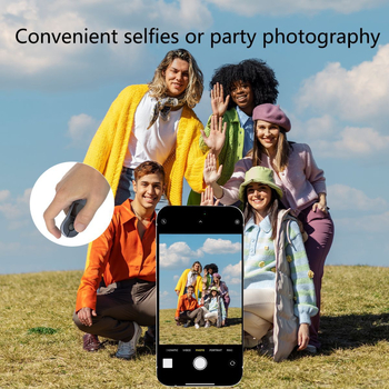 Bezvadu Bluetooth tālvadības pults PPT lapu pārvēršanai un peli vadīšanai; darbība: pieskāriens + pogu; Bluetooth interfeiss; 10 m diapazons; 150 mAh akumulator; modelis D13