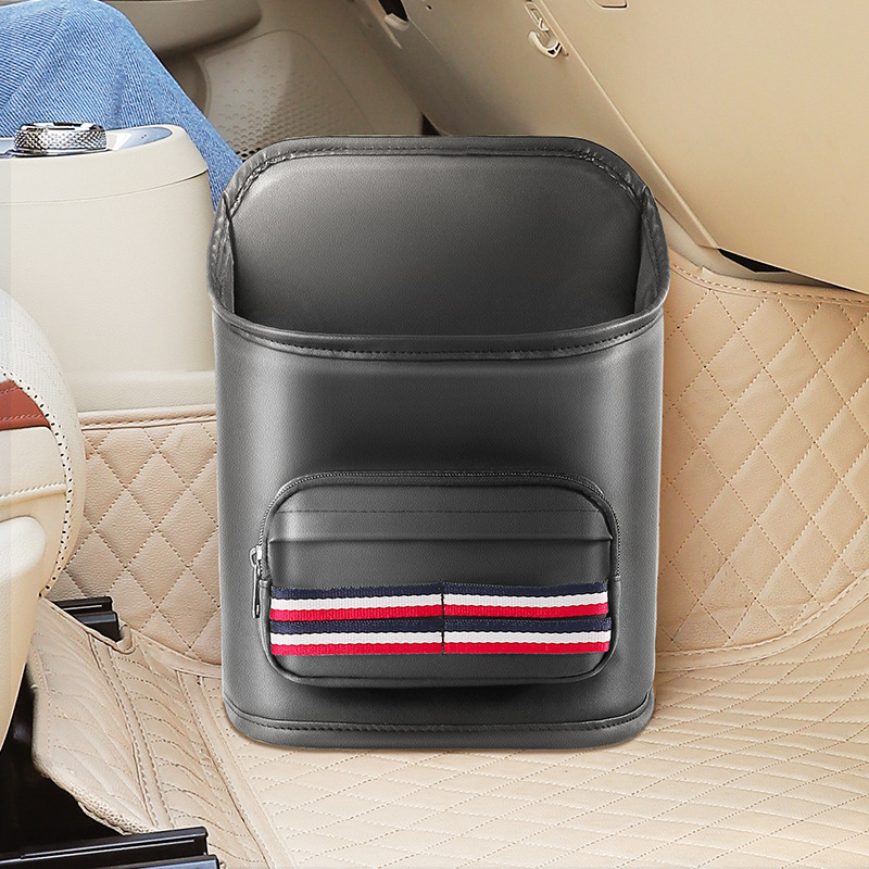 Cutie de depozitare din piele pentru spatele scaunului auto, capacitate 9600 ml, impermeabilă și personalizabilă, potrivire universală