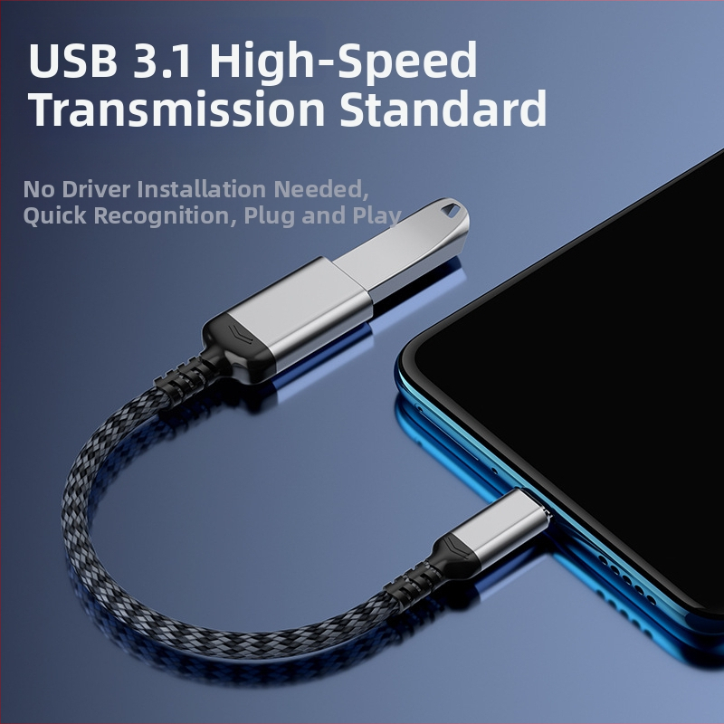 USB 3.0 OTG adaptér kábel pre mobilné telefóny a tablety, auto použitie