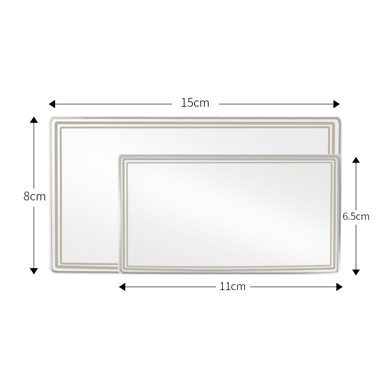 Козметично огледало за кола, неръждаема стомана, монтаж с лепило, Late Island, универсално (Тип: козметично огледало; Материал: неръждаема стомана; Монтаж: лепило; Марка: Late Island; Съвместимост: универсална)