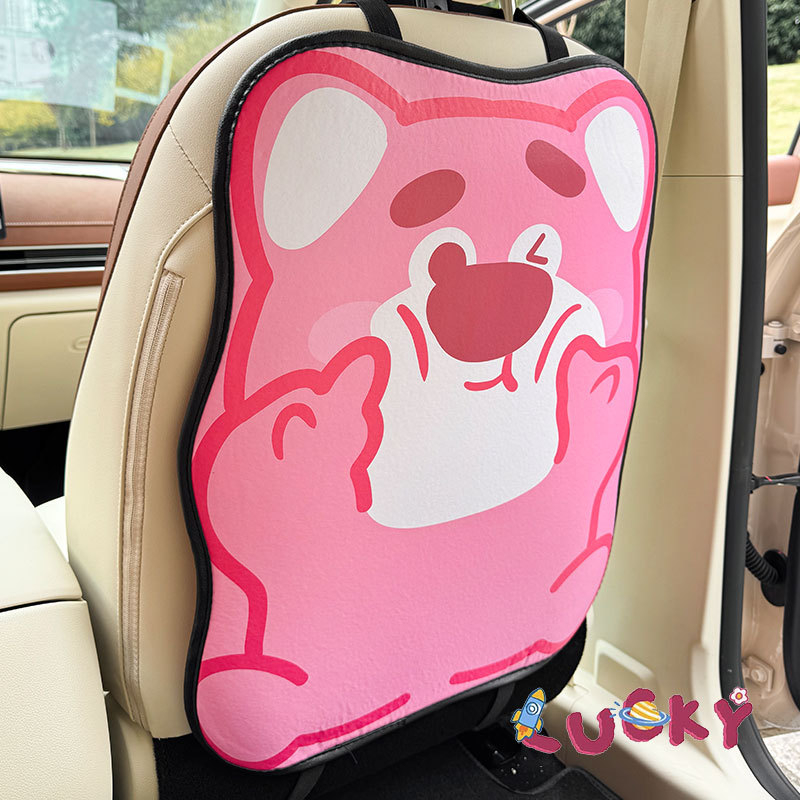 Banana Green Jastuk za zaštitu stražnjeg naslona automobila, karikatura uzorak, PU koža, za sve sezone