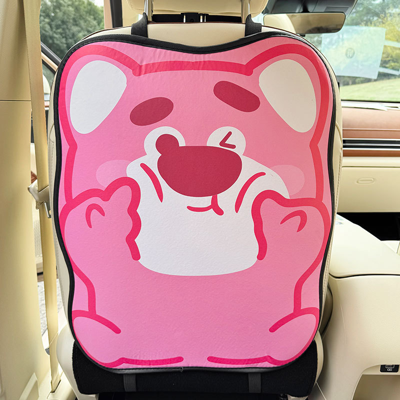 Banana Green Jastuk za zaštitu stražnjeg naslona automobila, karikatura uzorak, PU koža, za sve sezone