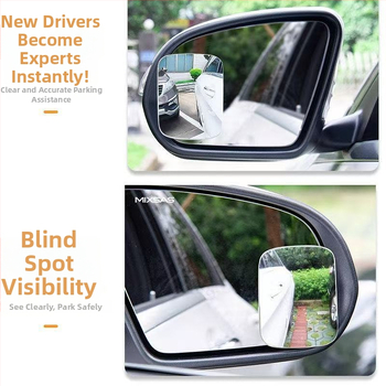 Oglindă retrovizoare auto cu unghi larg 360°, oglindă pentru unghiuri moarte, design rotund