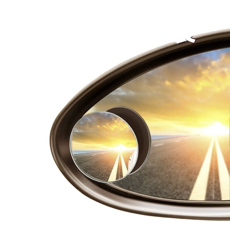 Oglindă retrovizoare auto cu unghi larg 360°, oglindă pentru unghiuri moarte, design rotund