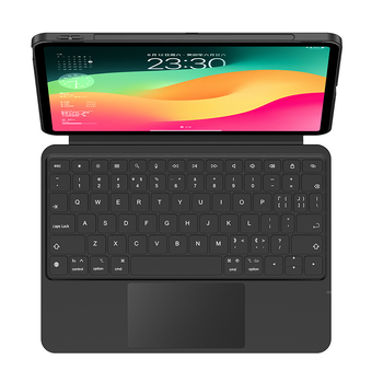 Husă cu tastatură pentru iPad cu Bluetooth – JUQITECH JUQI-135MK, compatibilă cu iPad Pro 11, 12.9, iPad Air 4/5/10 generații, design ergonomic