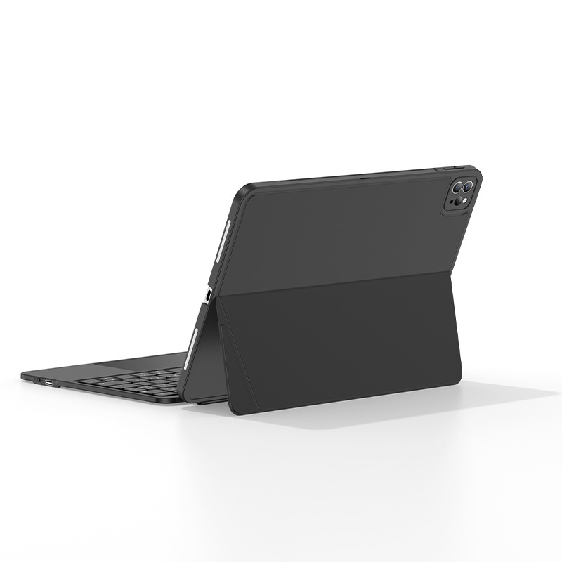 Husă cu tastatură pentru iPad cu Bluetooth – JUQITECH JUQI-135MK, compatibilă cu iPad Pro 11, 12.9, iPad Air 4/5/10 generații, design ergonomic