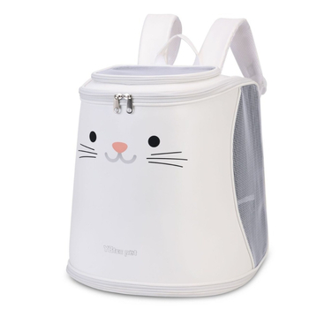 Macska szállító táska – összecsukható, hordozható, PU anyag, 7,5 kg kapacitás