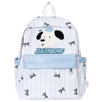 Σακίδιο σχολικό από Oxford ύφασμα, unisex, διαπνέον, αντικλοπή, με σχέδιο anime, καμπύλες ιμάντες, άνοιξη 2025
