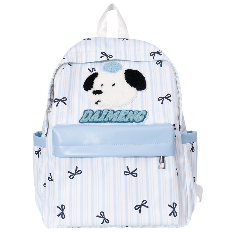 Σακίδιο σχολικό από Oxford ύφασμα, unisex, διαπνέον, αντικλοπή, με σχέδιο anime, καμπύλες ιμάντες, άνοιξη 2025