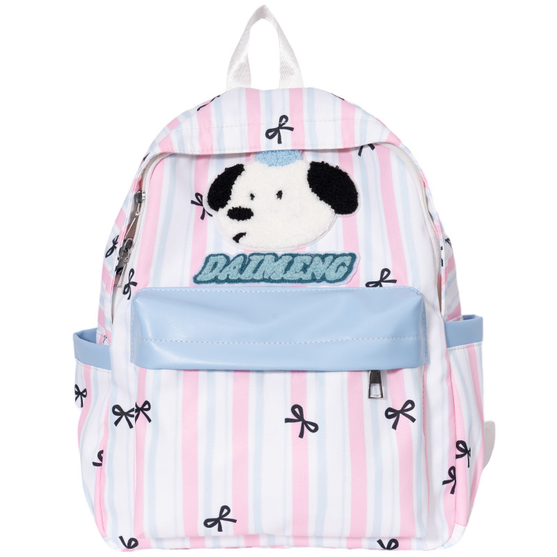 Σακίδιο σχολικό από Oxford ύφασμα, unisex, διαπνέον, αντικλοπή, με σχέδιο anime, καμπύλες ιμάντες, άνοιξη 2025