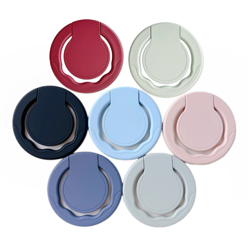 Πτυσσόμενη και περιστρεφόμενη βάση tablet με φορητό λουράκι χειρός, περίπου 10 εκ, συμβατή με iPad 4