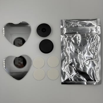 Bezramsko ogledalo za vozilo, oblik ventilatora, 360° Ultra HD, široko vidno polje