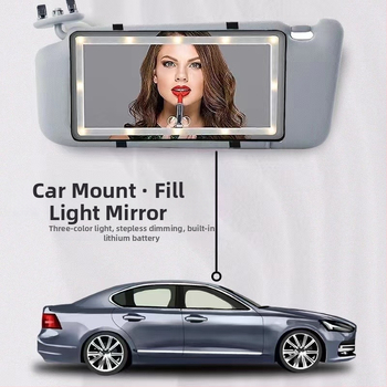 Kosmetinis automobilio veidrodėlis su Snap-On tvirtinimu, universalus suderinamumas, minimalistinis stilius, logotipo spausdinimas