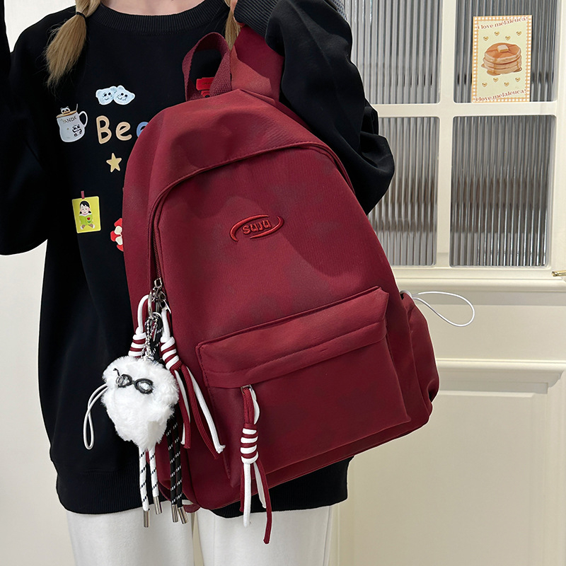 Γυναικείο σακίδιο - Διαπνέον ύφασμα Oxford, ιμάντες με μαξιλάρι αέρα, στυλ νεανικού πανεπιστημίου, κατάλληλο για γυμνάσιο