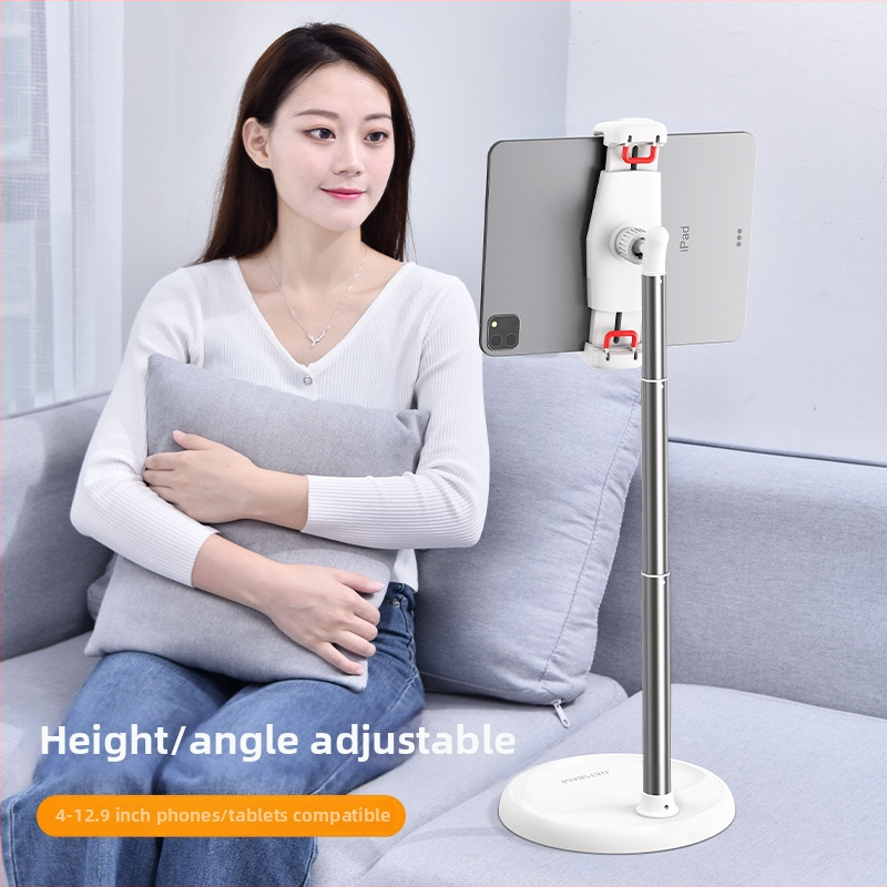 Επιδαπέδια βάση στήριξης για κινητό τηλέφωνο και τάμπλετ, ρυθμιζόμενο ύψος και γωνία, μοντέλο 03767, ABS+αλουμίνιο