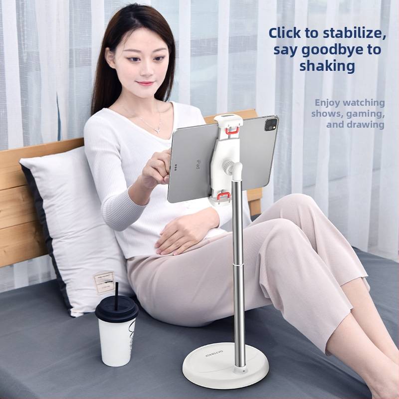 Επιδαπέδια βάση στήριξης για κινητό τηλέφωνο και τάμπλετ, ρυθμιζόμενο ύψος και γωνία, μοντέλο 03767, ABS+αλουμίνιο