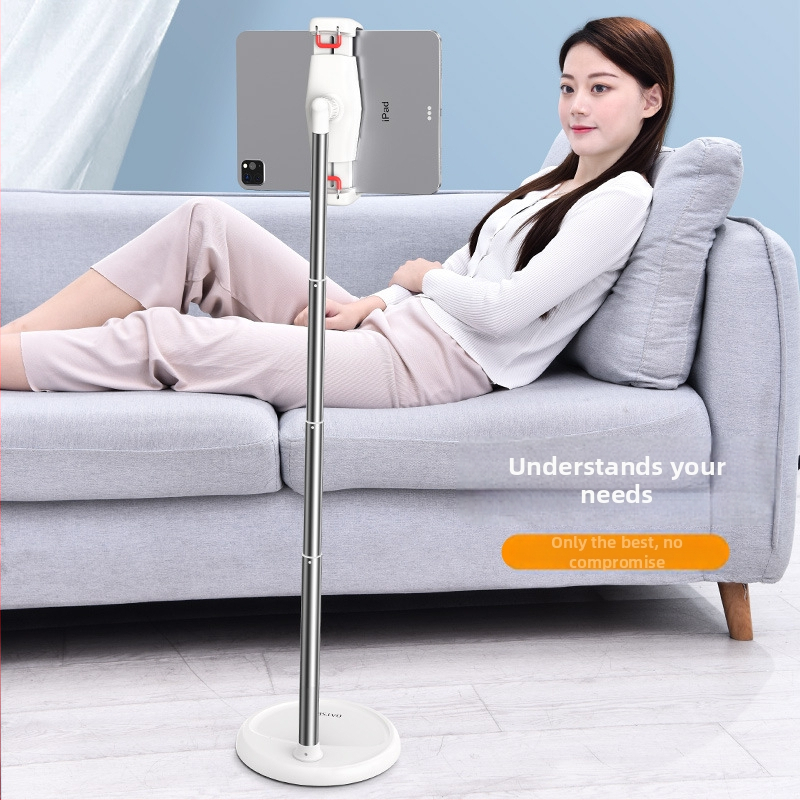 Επιδαπέδια βάση στήριξης για κινητό τηλέφωνο και τάμπλετ, ρυθμιζόμενο ύψος και γωνία, μοντέλο 03767, ABS+αλουμίνιο