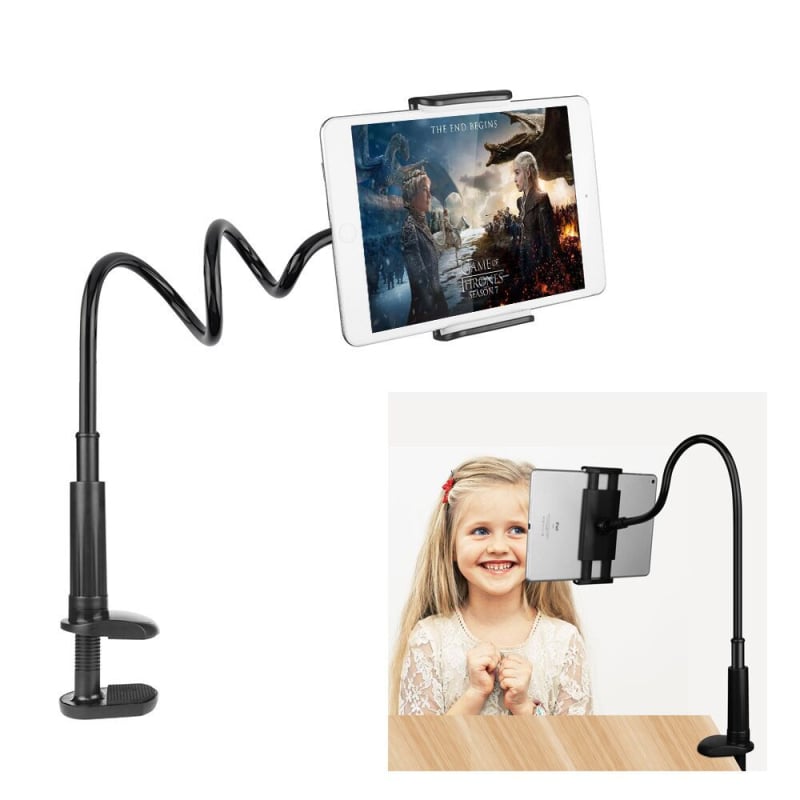 Suport pentru telefon și tabletă, universal, pentru noptieră sau birou, model ANJ-31, din plastic