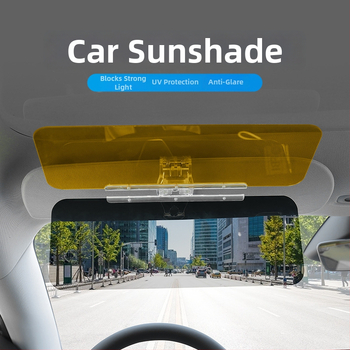 HD kosmetinis veidrodėlis automobiliui su snap-on tvirtinimu, universali suderinamumas, minimalistinis stilius