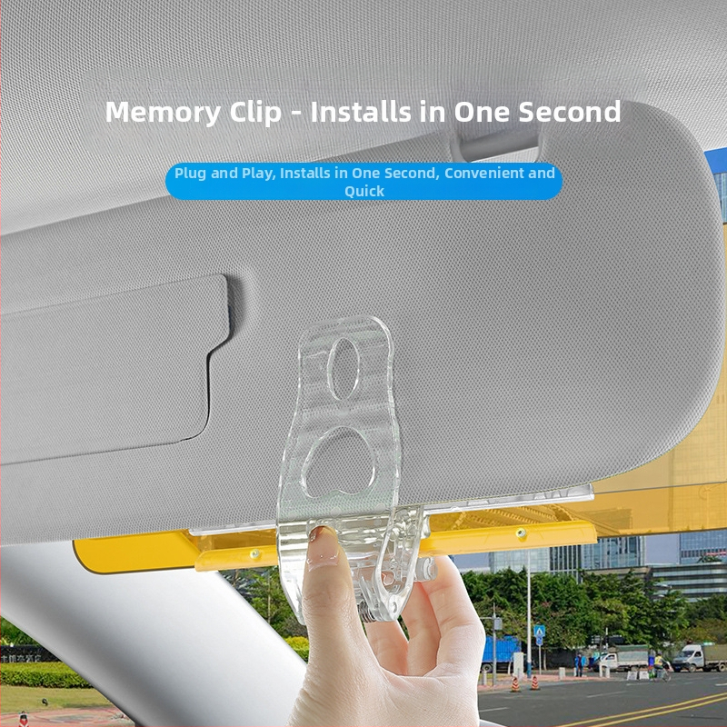 HD kosmeetiline autopeegel klõpspaigaldusega, universaalne ühilduvus, minimalistlik stiil