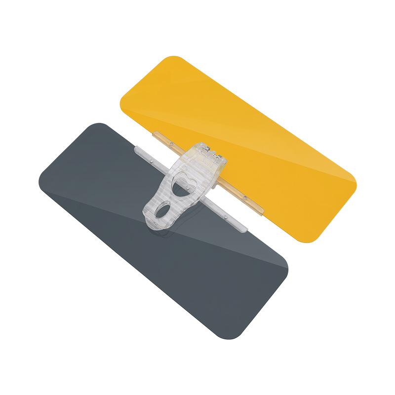 HD козметично огледало за кола с щракващ монтаж, универсално съвместимо, минималистичен стил