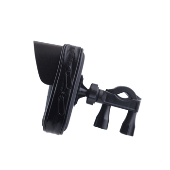 Geantă impermeabilă pentru ghidon, cu vizor solar, pentru bicicletă și motocicletă, PU piele, model DFC, pentru ciclism