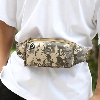 Geantă de talie din pânză pentru bărbați, crossbody – respirabilă, rezistentă la uzură, culoare solidă, căptușeală poliester, lansare toamna 2025, pentru uz zilnic