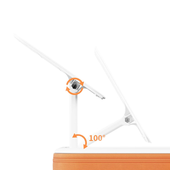 U1 Stojan na čítanie na stole s držiakom na tablet, zdvíhací a skladací, ABS+PC, EPS čiastočky, elastická tkanina a silikón, 1246 g