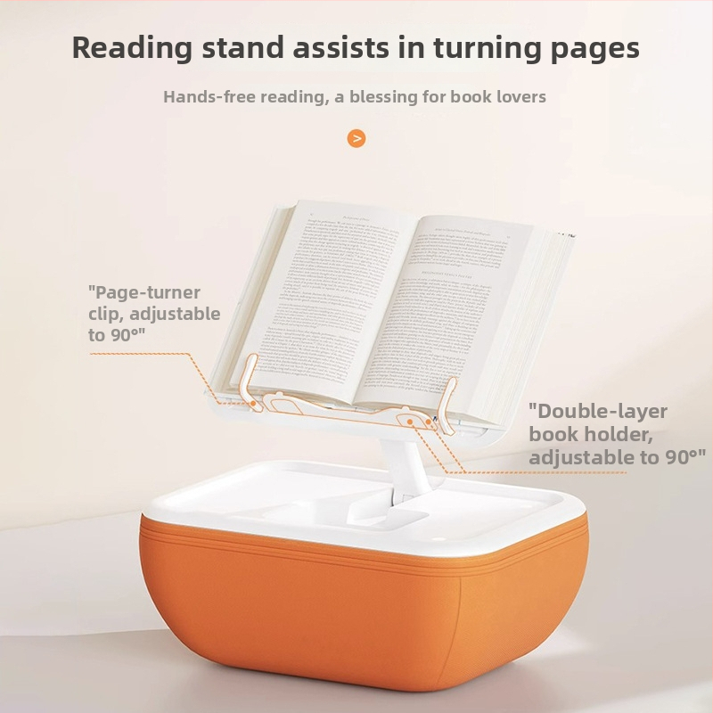 U1 Stojan na čítanie na stole s držiakom na tablet, zdvíhací a skladací, ABS+PC, EPS čiastočky, elastická tkanina a silikón, 1246 g