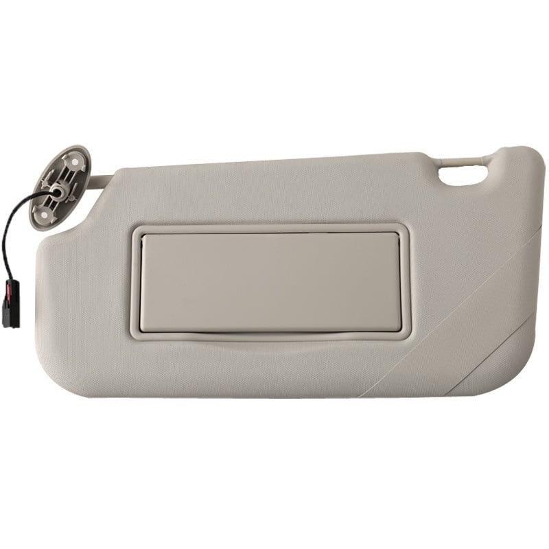 HD огледало за грим в автомобил, монтаж с лепило, универсална съвместимост, със светлини, опростен дизайн