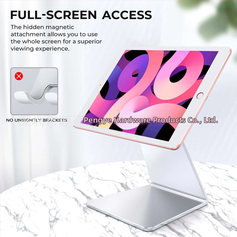 Držiak na tablet s magnetickým adaptérom z hliníkovej zliatiny, otočný a nastaviteľný, model s-84, hmotnosť 0,76 kg
