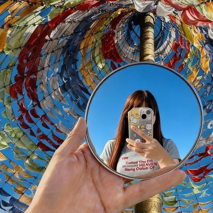 Putno malo kružno ogledalo – ručna izrada DIY dodatak za fotografiranje, konveksno ogledalo visoke definicije, Brand Friendly, Glavno područje prodaje: Drugo, Privatna marka: Ne