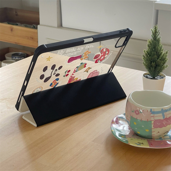 Shell akrila aizsarg vāciņš Apple iPad 10.9 collām ar trīs locījumu konstrukciju, zīmēšanas nodalījums un miega/pamošanās atbalsts