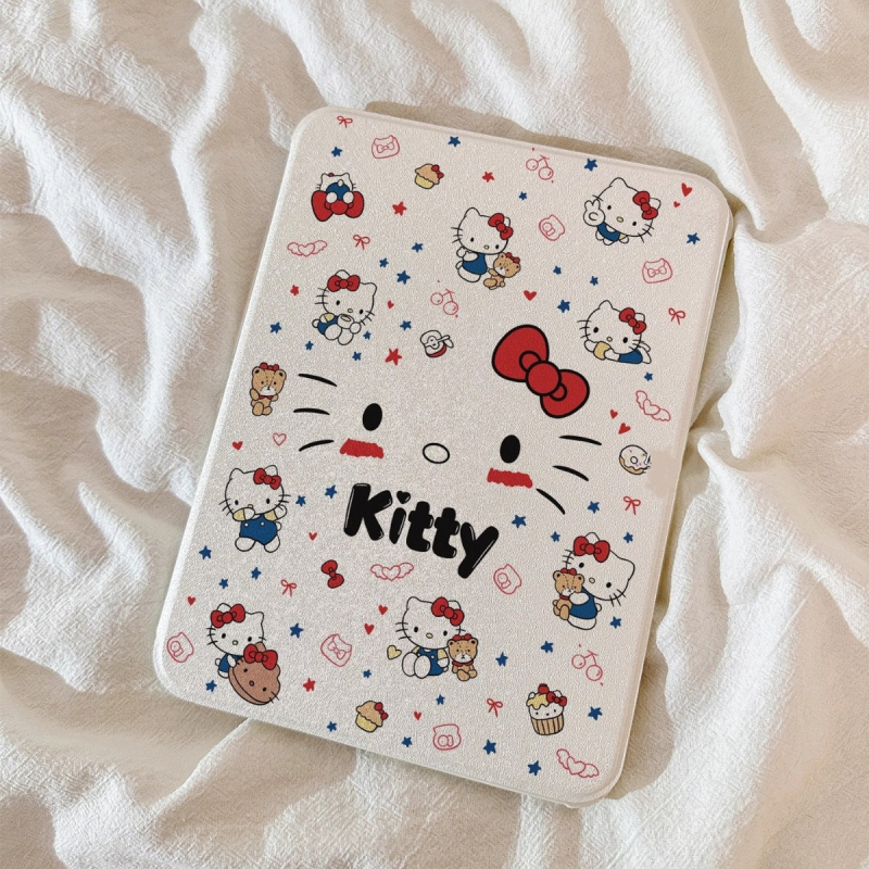 Aizsargkalns Apple iPad 11 — akrila materiāls, flip-top karikatūru dizains, šokam izturīgs, statīva atbalsts, reljefiska apdare