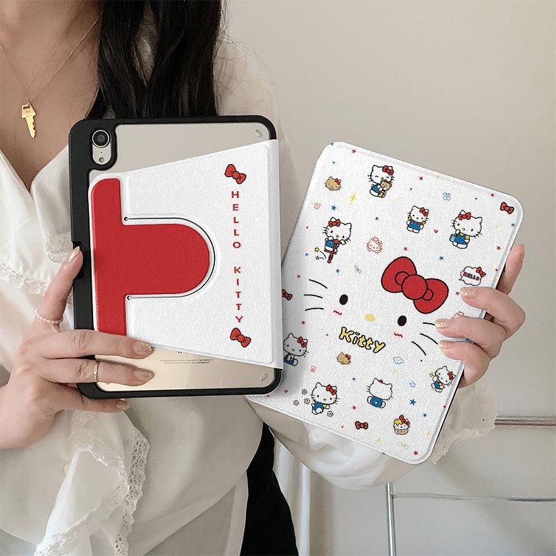 Aizsargkalns Apple iPad 11 — akrila materiāls, flip-top karikatūru dizains, šokam izturīgs, statīva atbalsts, reljefiska apdare